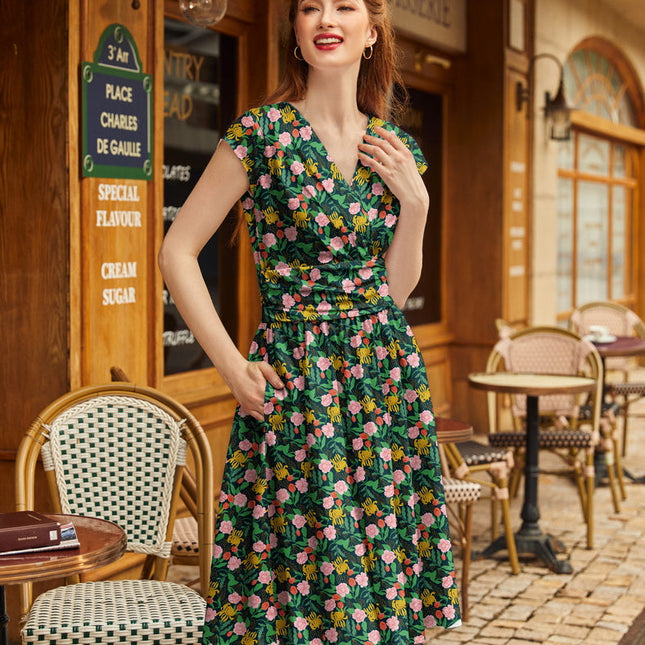 Floral Greta Dress - 4X only, 1 left!