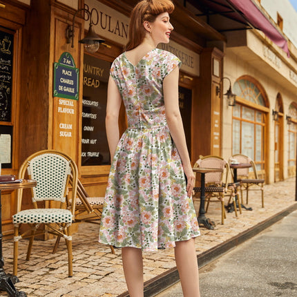 Pink Floral Greta Dress