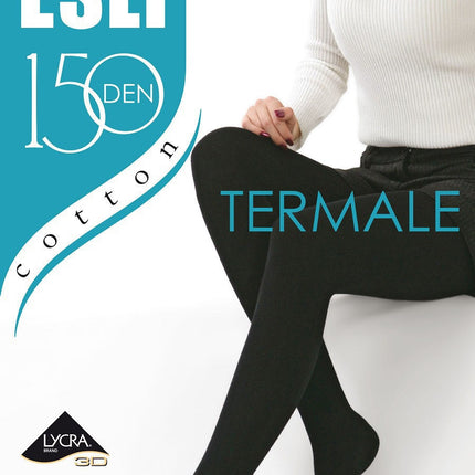 Conte/Esli Termale 150 Den - 74% Cotton Warm Opaque Women's Tights (15С-48СПЕ/Т)
