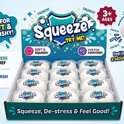 Soap Squeeze ASMR Crunchy Squishy Stress Toy