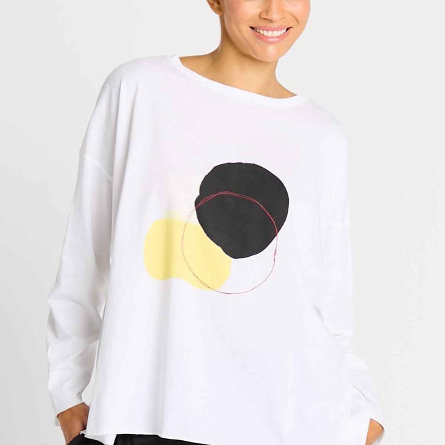 Pima Cotton "Solar" Luxury Boxy Tee - As Shown