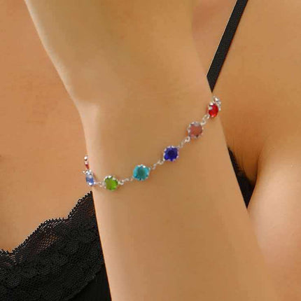 Colorful Geometric Heart Candy Jewelry Set