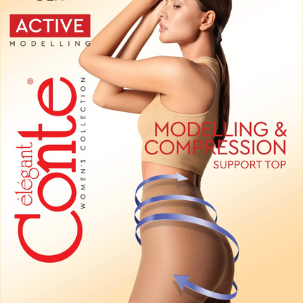 Conte Active 40 Den - Modelling Control Top Women's Tights (8С-61СП)