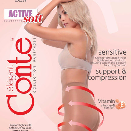 Conte Active Soft 20 Den - Modelling Control Top Women's Tights (14С-71СП)