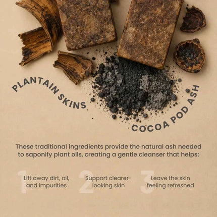 African Black Soap Bar
