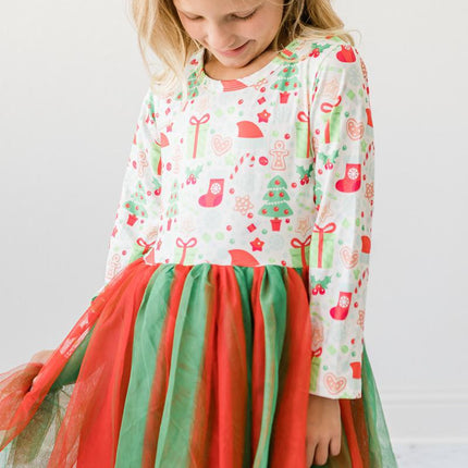 All I Want for Christmas L/S Tutu Dress