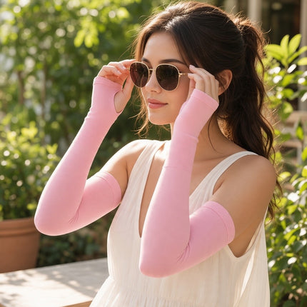 Thumbhole Arm Sleeves, 7 Pairs – Assorted Colors
