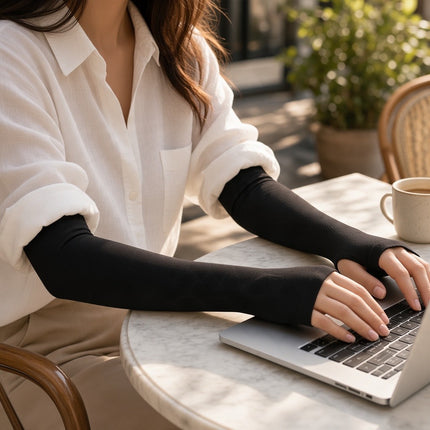 Thumbhole Arm Sleeves, 7 Pairs – Assorted Colors