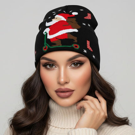 12PCS - CHristmas Knit Winter Beanie Hats