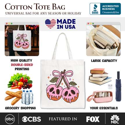 Hanging with My Boos Ghost Tote Bag, Funny Halloween Spooky Season Gift Shopper - Dashing Nova