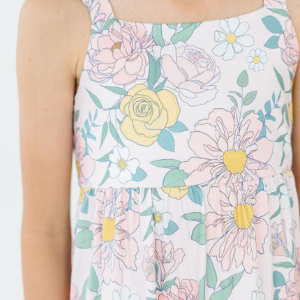 Autumn Breeze Ruffle Maxi Dress