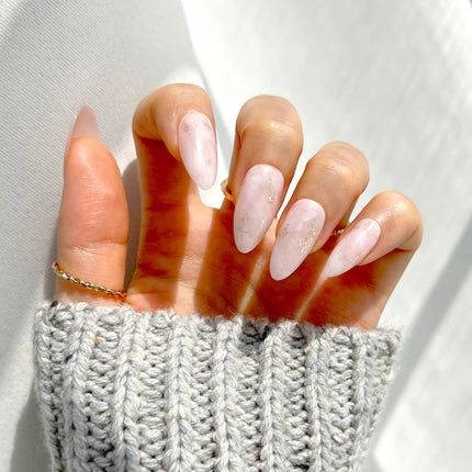 Hushed Shimmer | Soft & Durable Press-On Nails - Dashing Nova