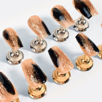 Gilded Noir | Pro Handmade Gel Nails - Dashing Nova