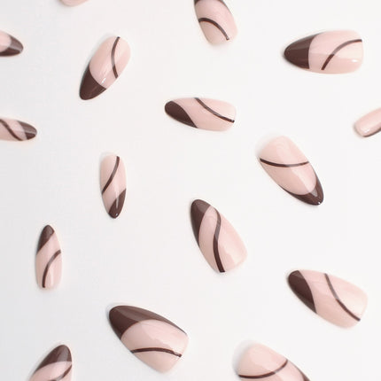 Brewed Serenade | Soft & Durable Press-On Nails - Dashing Nova