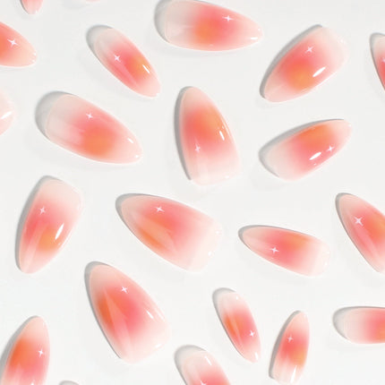 Coral Sunset | Soft & Durable Press-On Nails - Dashing Nova