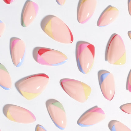 Tropical Splash | Soft & Durable Press-On Nails - Dashing Nova