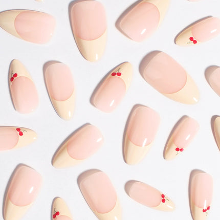 Cherry Charm | Soft & Durable Press-On Nails - Dashing Nova