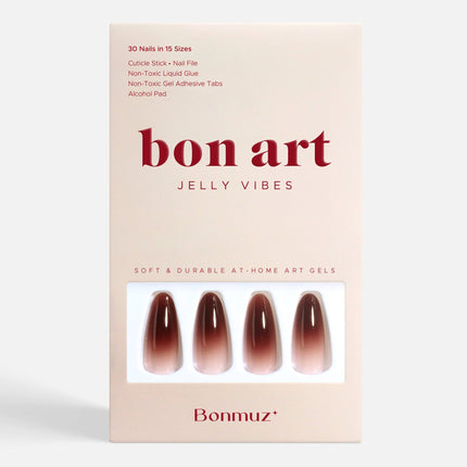Berry Cocoa Drip | Soft & Durable Press-On Nails - Dashing Nova