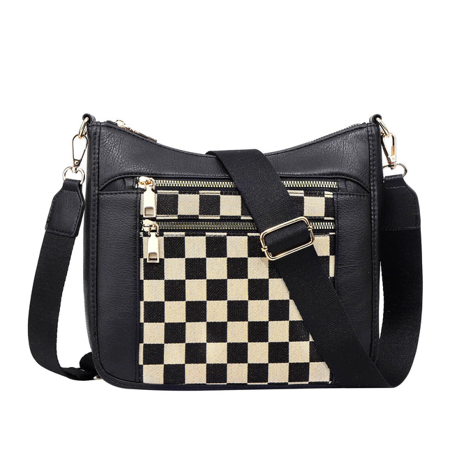 Ashley Mixed Media Crossbody
