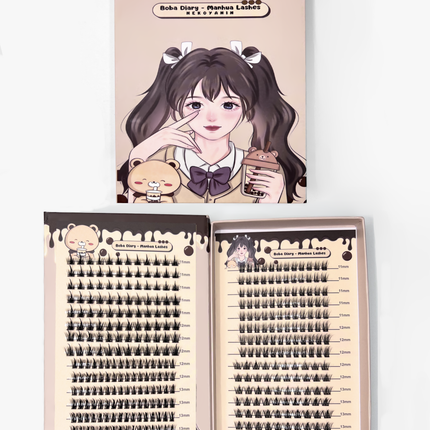 Boba Diary Manhua Manga Lash Clusters Book