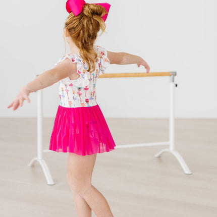 Ballerina Bows S/S Twirl Leotard