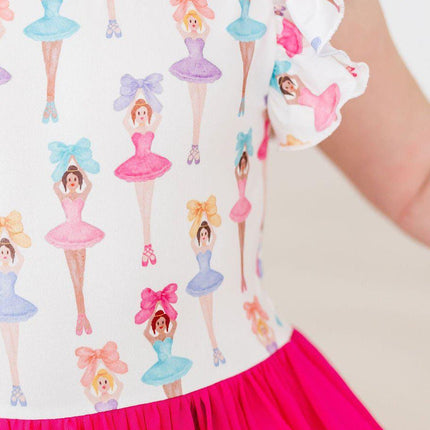 Ballerina Bows S/S Twirl Leotard