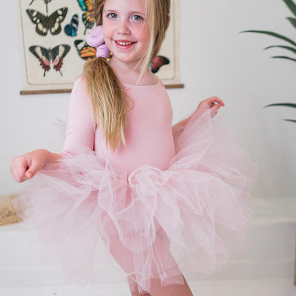 Ballet Pink 3/4 Tutu Leotard