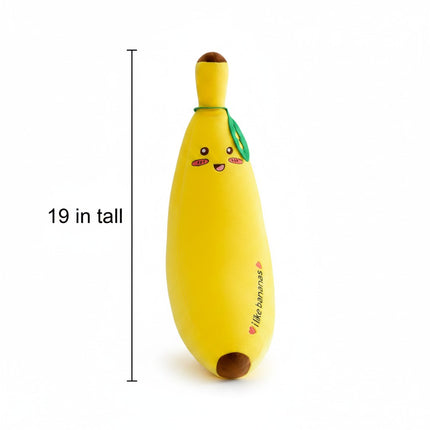 Kawaii Banana Plush Toy — Stuffed Fruit Character