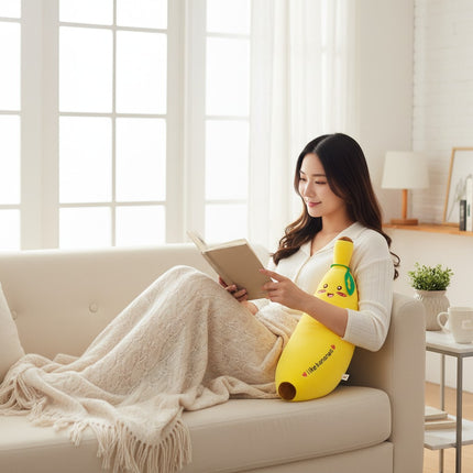Kawaii Banana Plush Toy — Stuffed Fruit Character