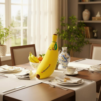 Kawaii Banana Plush Toy — Stuffed Fruit Character