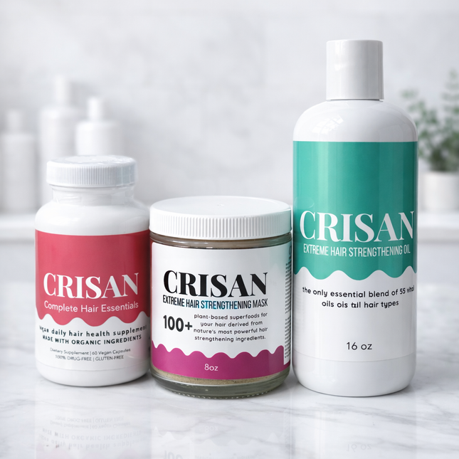 Hair Growth Starter Kit (Oil + Mask + Vitamins) | CRISAN - Dashing Nova
