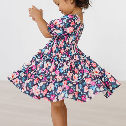 Beauty in Bloom Smocked Ruffle Dress
