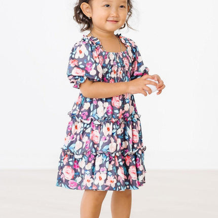 Beauty in Bloom Smocked Ruffle Dress