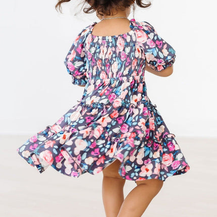 Beauty in Bloom Smocked Ruffle Dress