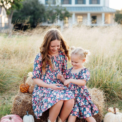 Beauty in Bloom Smocked Ruffle Dress