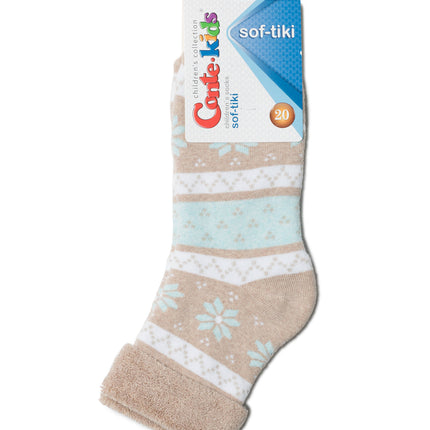 Conte-Kids Sof-tiki #6С-19СП(230) - Lot of 2 pairs Cotton Terry Socks for Boys & Girls