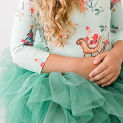 Believe in Your Elf 3/4 Tutu Leotard