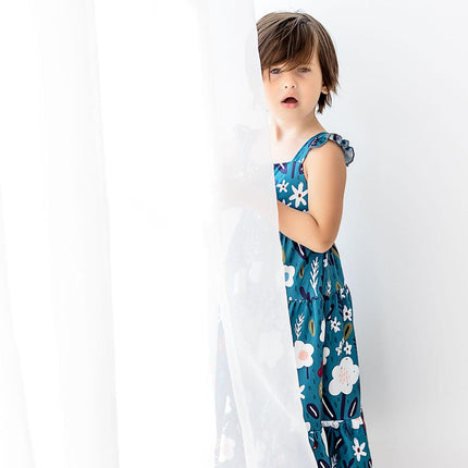 Berries in Bloom Ruffle Maxi Dress