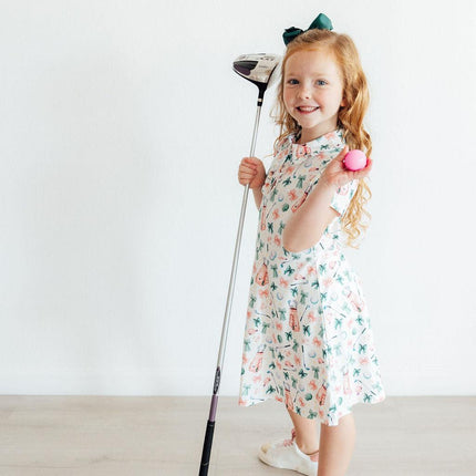 Birdies & Bows S/S Polo Dress