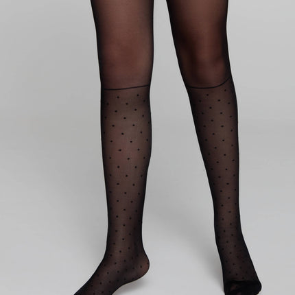 Conte Milana 20 Den - Fantasy Thin Tights for Girls with polka dots - 4yr. 6yr. 8yr. 10yr. 12yr. (20С-115СП)