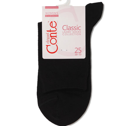 Conte Classic #15S-15SP(061) - 1 pair Elegant Cotton Women's Socks
