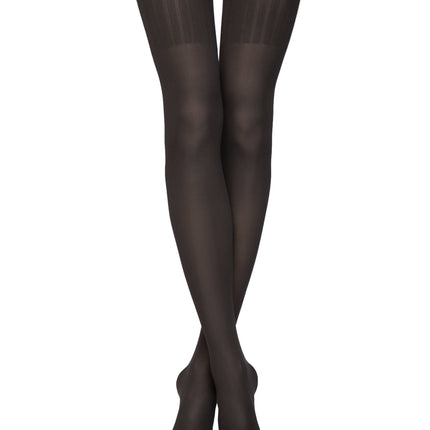 Conte Erica 20/60 Den - Fantasy Opaque Women's Tights with Imitation Mélange Golfs (12S-7SP)