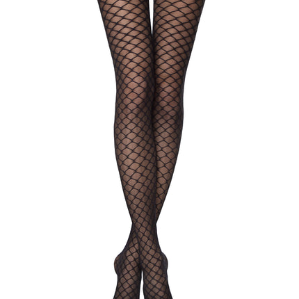 Conte Roxy 20 Den - Fantasy Women's Tights with a pattern of large rhombus (18С-12СП)