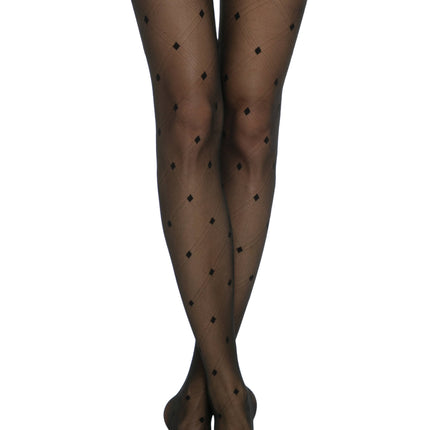 Conte Shape 20 Den - Fantasy Thin Women's Tights with a geometric pattern "diamonds" (20С-88СП)