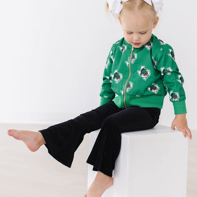 Black Ribbed Velvet Bells - Dashing Nova