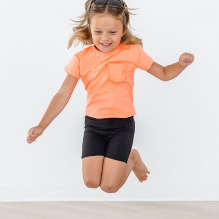 Black Twirl Shorts
