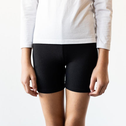Black Twirl Shorts
