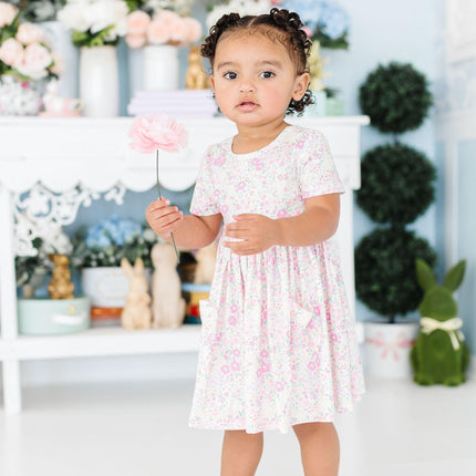 Blooming Beauty S/S Pocket Twirl Dress