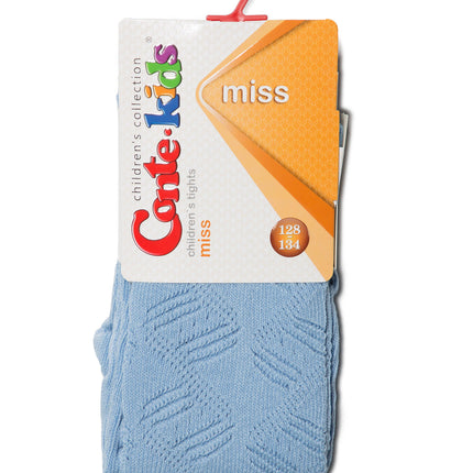 #7С-80СП(272) - Miss Conte-Kids Openwork Cotton Tights For Girls 6yr.-8yr.