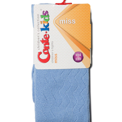 #7С-80СП(268) - Miss Conte-Kids Openwork Cotton Tights For Girls 2yr.-4yr.